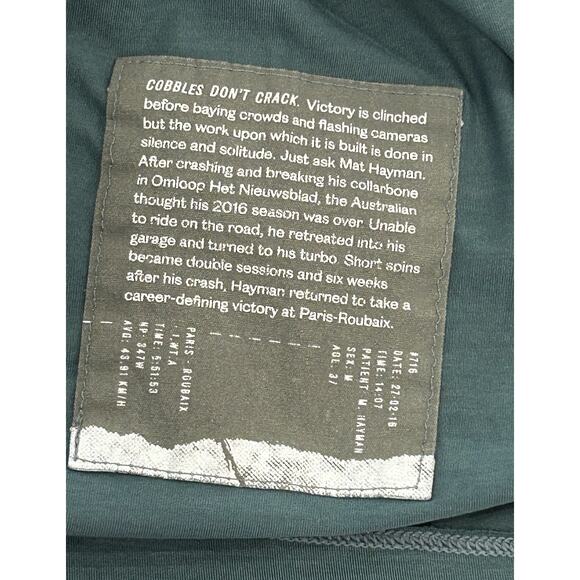 Rapha Indoor Training T Shirt Mens Size 2XL Green Sleeveless Mesh - Picture 5 of 5